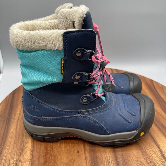 Keen Snow Boots Womens Size 5 Blue Waterproof Winter Casual Comfort Shoes - Picture 1 of 8